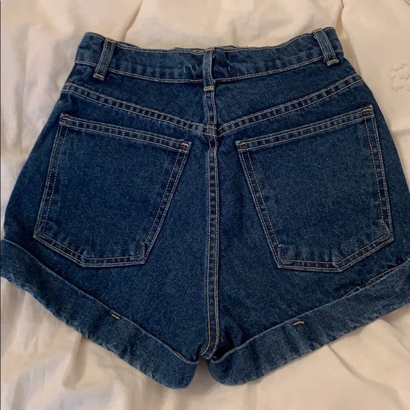 High waisted denim shorts - Picture 3 of 3